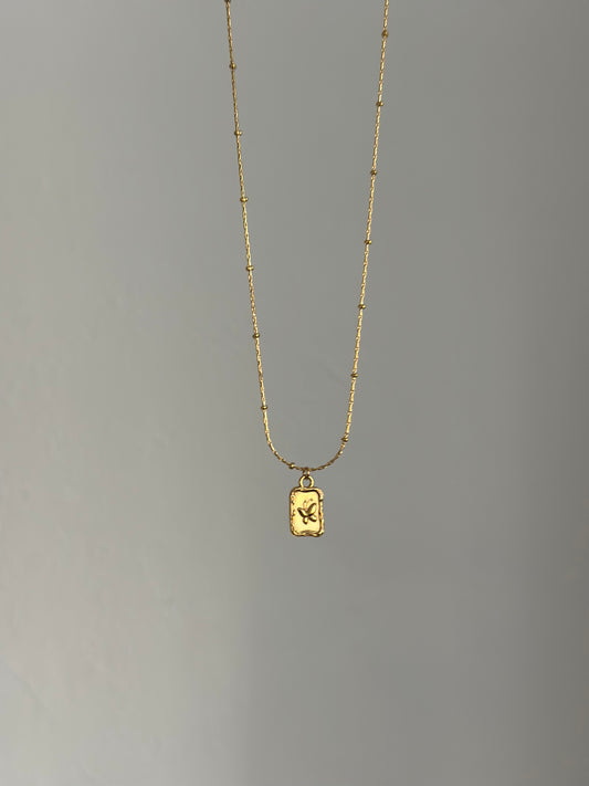 Simple butterfly necklace